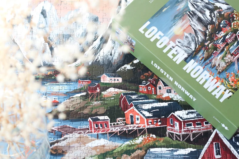 Piecely Lofoten Norway Puzzle, 1000 Teile