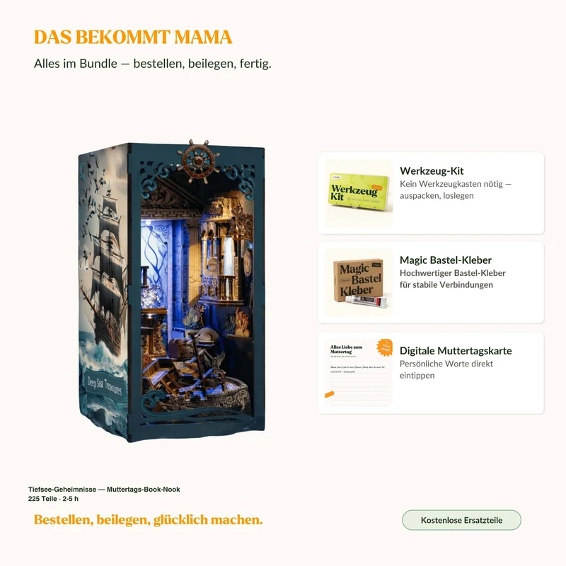 Tiefsee-Geheimnisse — Muttertags-Book-Nook