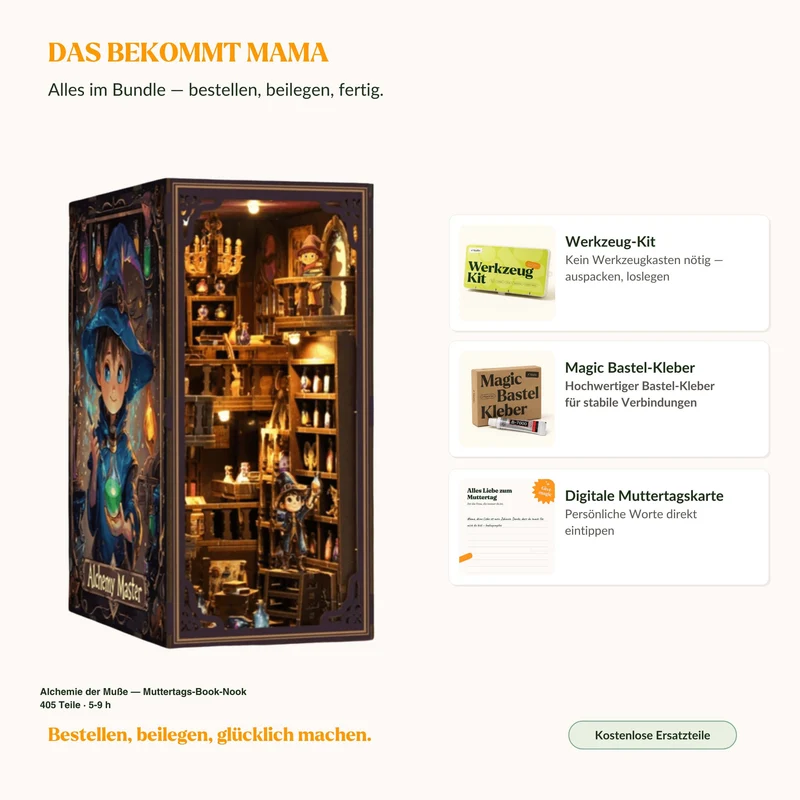 Alchemie der Muße — Muttertags-Book-Nook