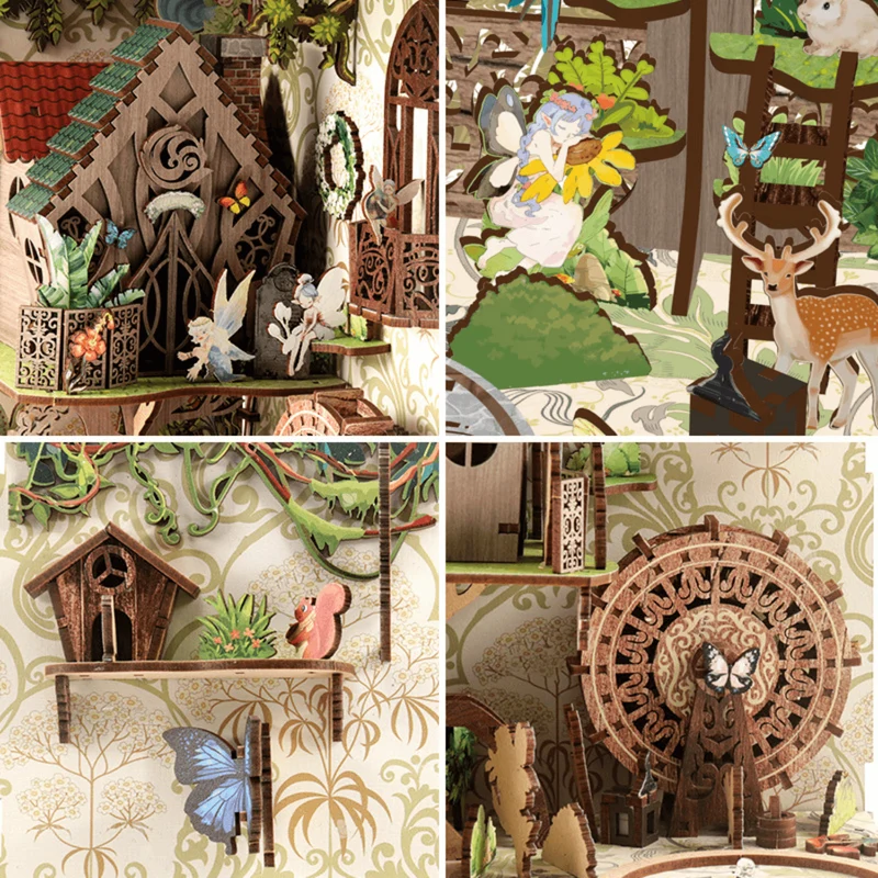 Secret World of the Forest | Diorama | Book Nook
