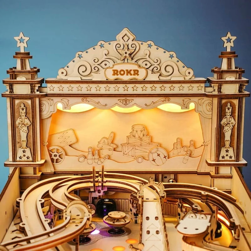 3D Pinball Maschine aus Holz