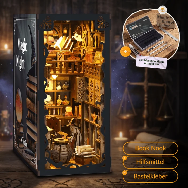 MagicNight — Leuchtendes Muttertags-Book-Nook