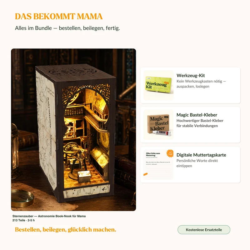 Sternenzauber — Astronomie Book-Nook für Mama