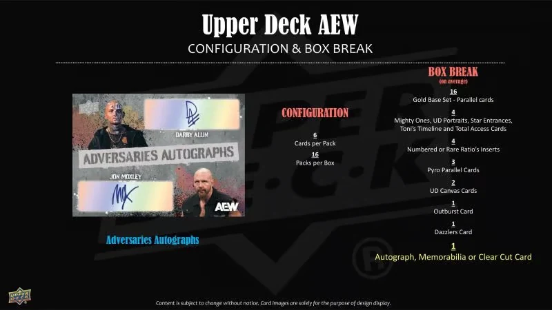 2026 Upper Deck AEW All Elite Wrestling Hobby Box - Livebreak