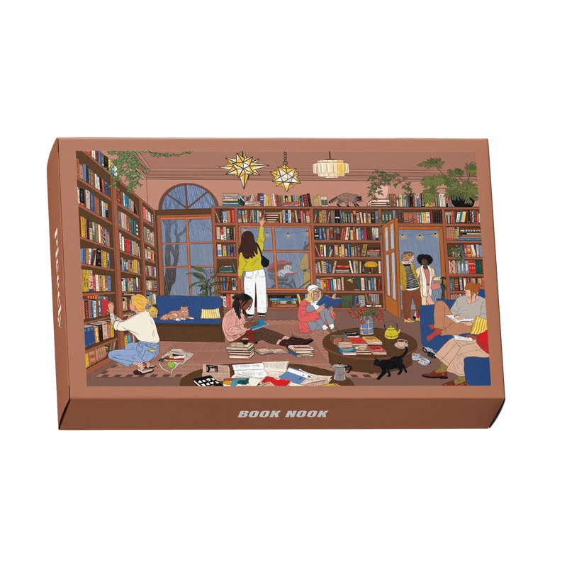 Piecely Book Nook Minipuzzle, 99 Teile
