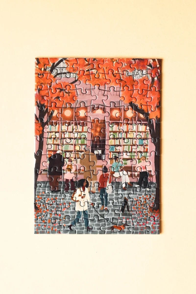 Piecely La Librairie Minipuzzle, 99 Teile