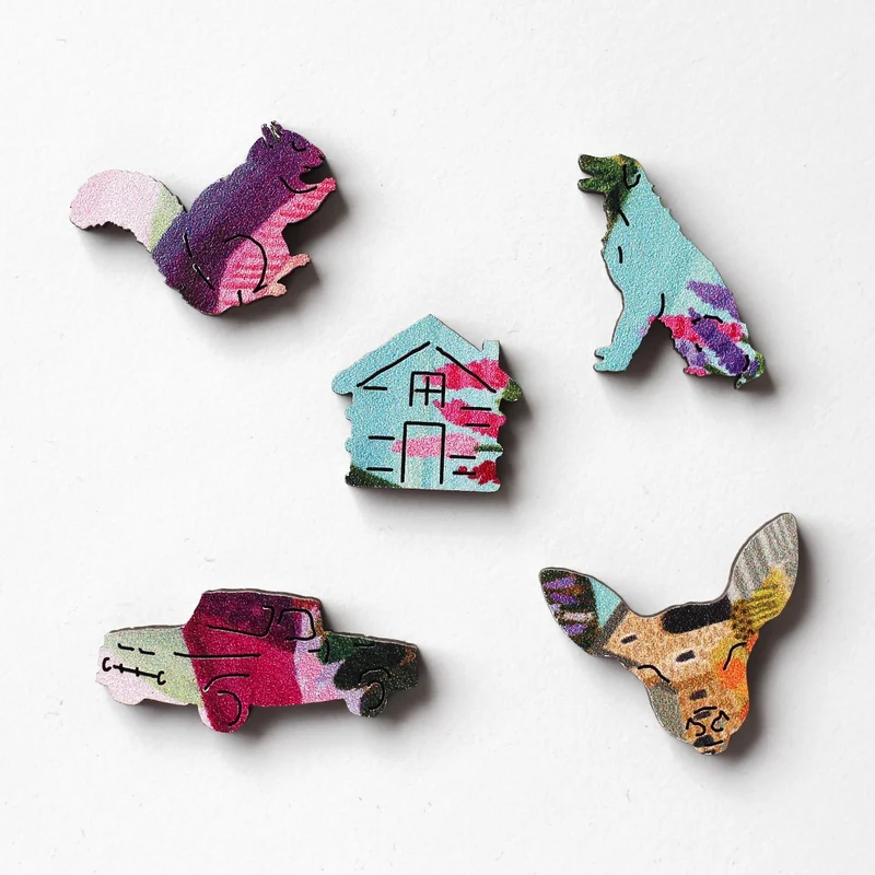 Piecely x Wentworth Lake Tekapo Holzpuzzle, 40 Teile
