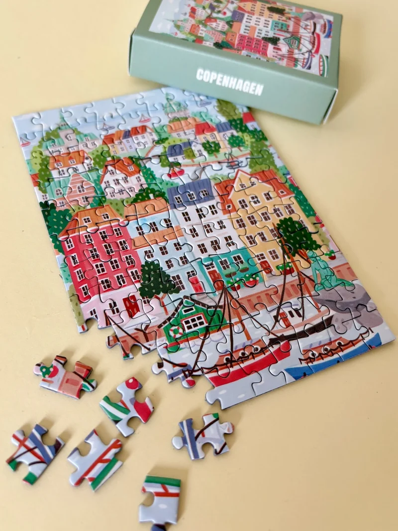 Piecely Copenhagen Minipuzzle, 99 Teile
