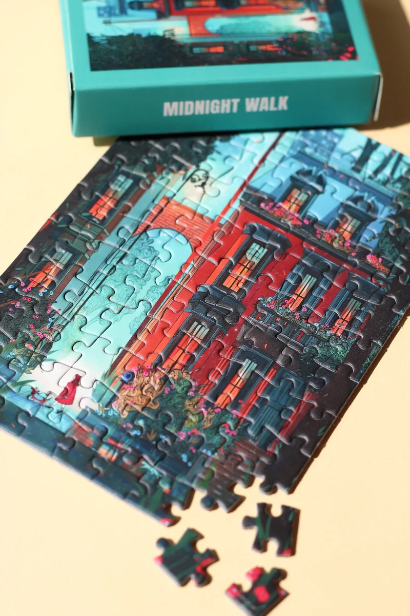 Piecely Midnight Walk Minipuzzle, 99 Teile