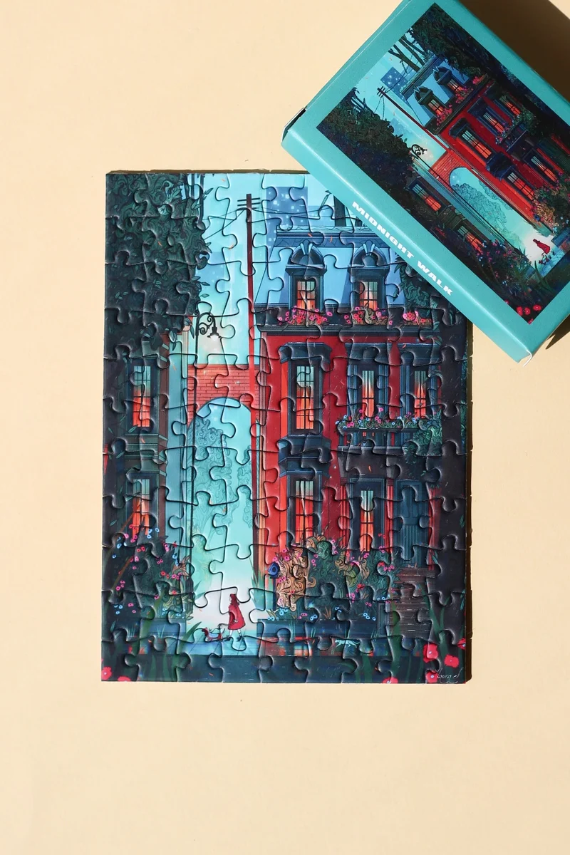 Piecely Midnight Walk Minipuzzle, 99 Teile