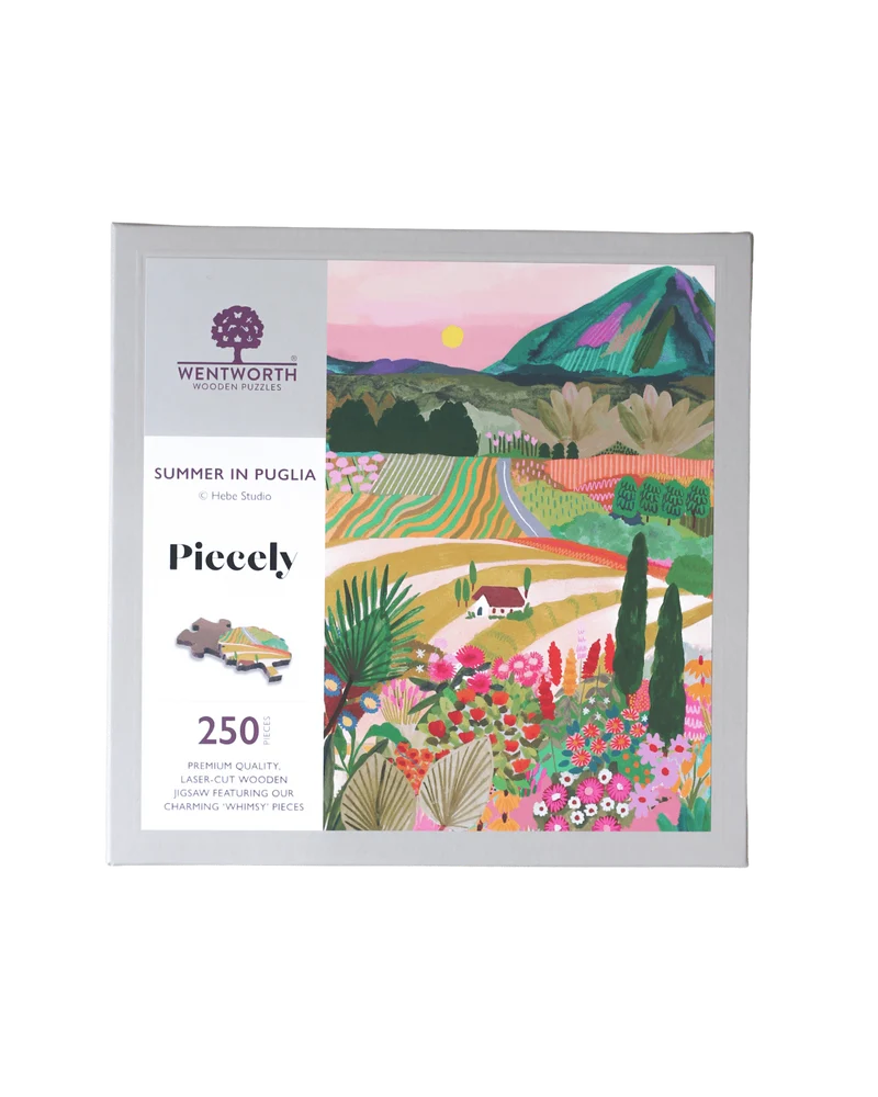 Piecely x Wentworth Summer in Puglia Holzpuzzle, 250 Teile