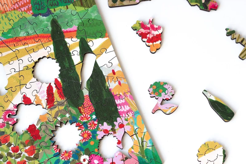 Piecely x Wentworth Summer in Puglia Holzpuzzle, 250 Teile
