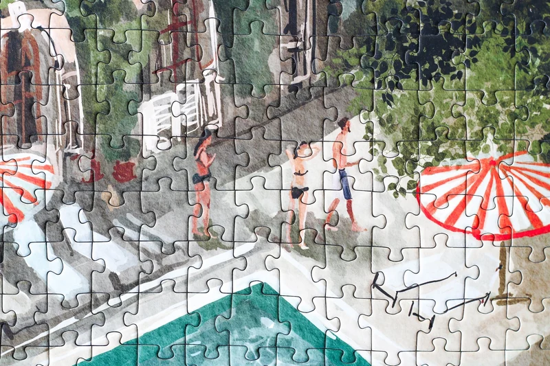 Piecely Secret Villa Puzzle, 500 Teile
