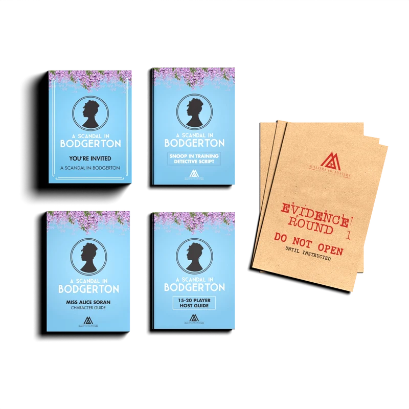 Expansion Pack - Regency & Jane Austen Themed Murder Mystery Game Kit