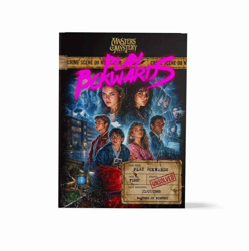 Play Bckwards: 1980s Cold Case Murder Mystery Game