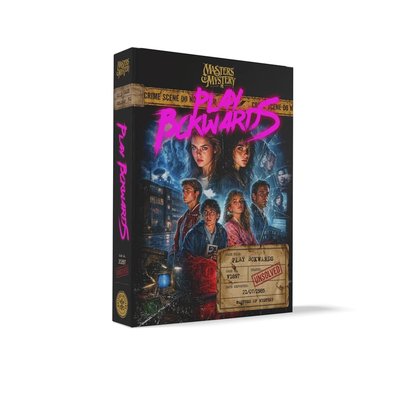 Play Bckwards: 1980s Cold Case Murder Mystery Game