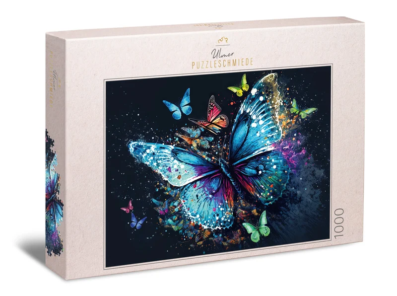 Schmetterling-Puzzle 1000 Teile "Glanzlichter"