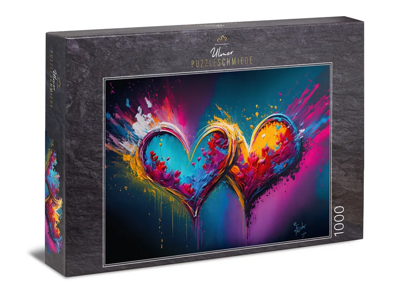 Herz-Puzzle 1000 Teile "Forever"