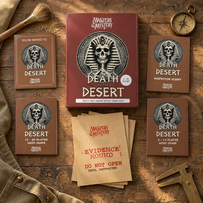 Ancient Egypt Murder Mystery Game Kit