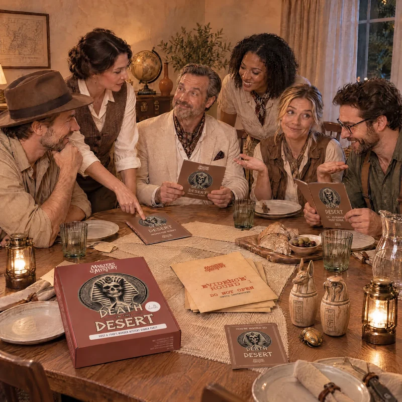 Ancient Egypt Murder Mystery Game Kit