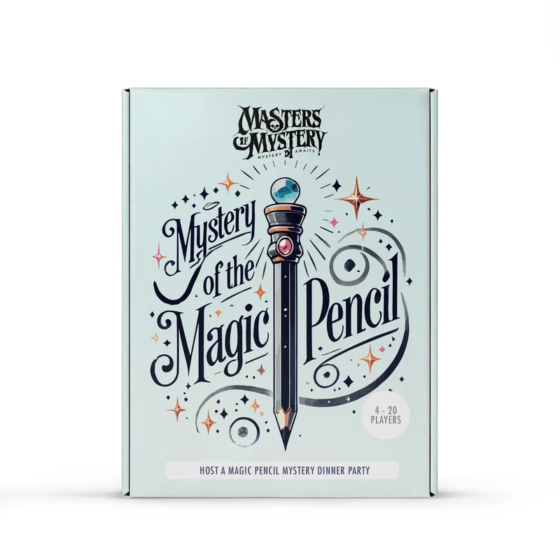 Kids Murder Mystery Game Kit - Mystery of the Magic Pencil
