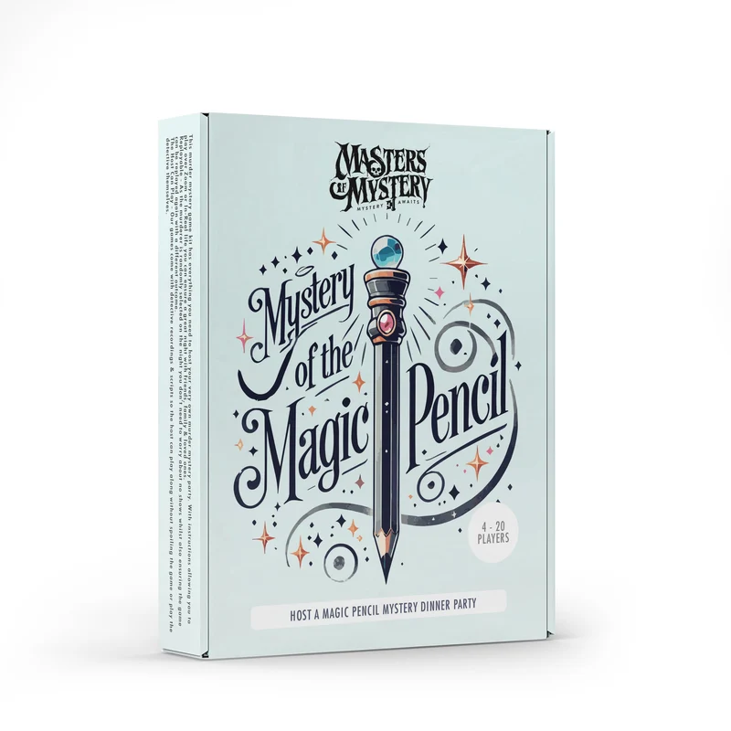 Kids Murder Mystery Game Kit - Mystery of the Magic Pencil