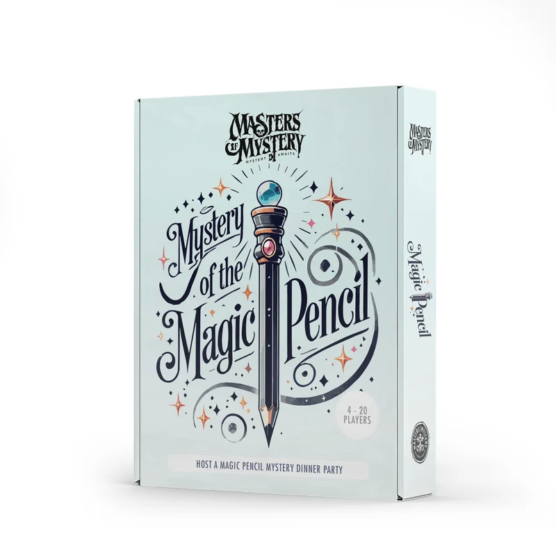Kids Murder Mystery Game Kit - Mystery of the Magic Pencil