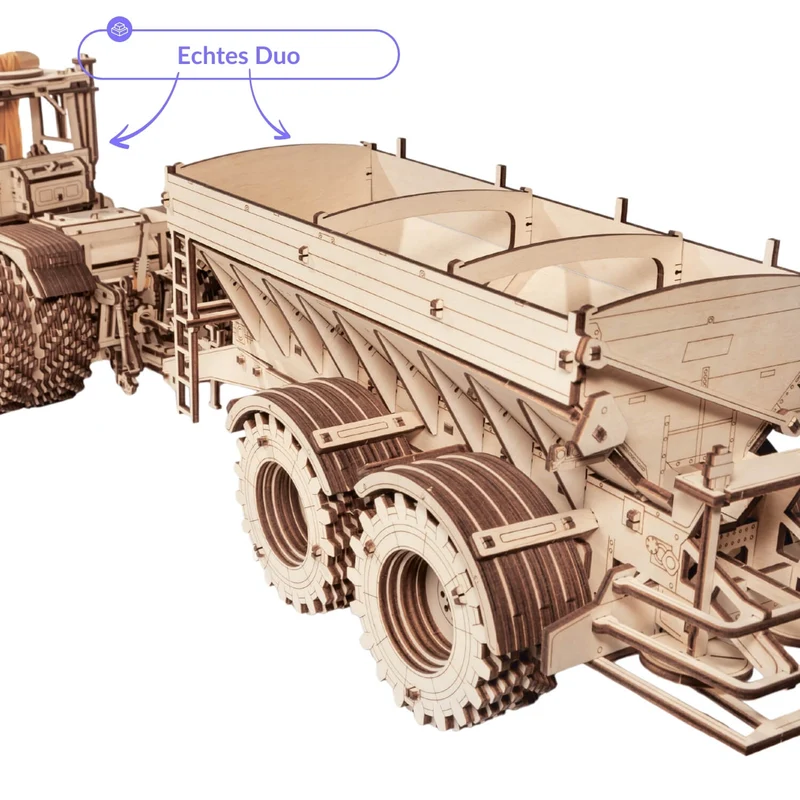 Traktor mit Anhänger