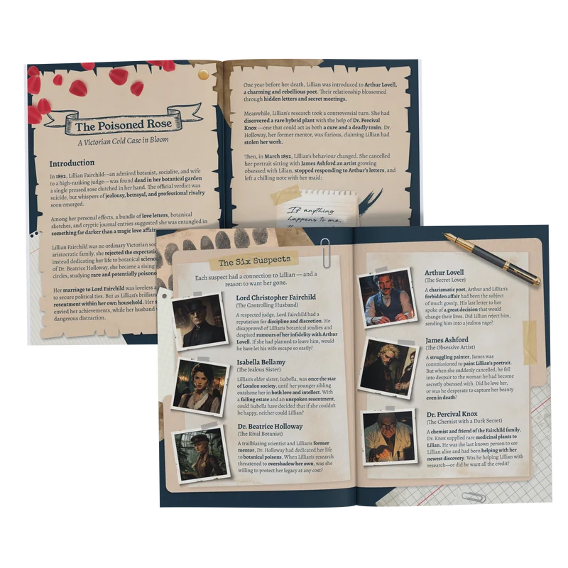 Outdoor Escape Room London - Self-Guided Murder Mystery Tour – The Poisoned Rose
