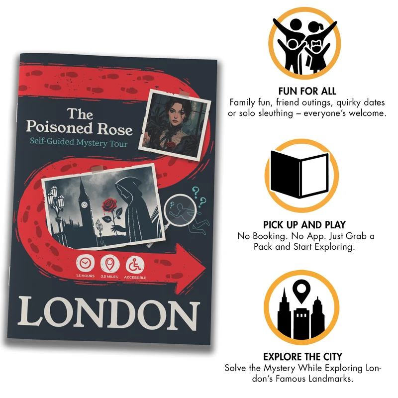 Outdoor Escape Room London - Self-Guided Murder Mystery Tour – The Poisoned Rose