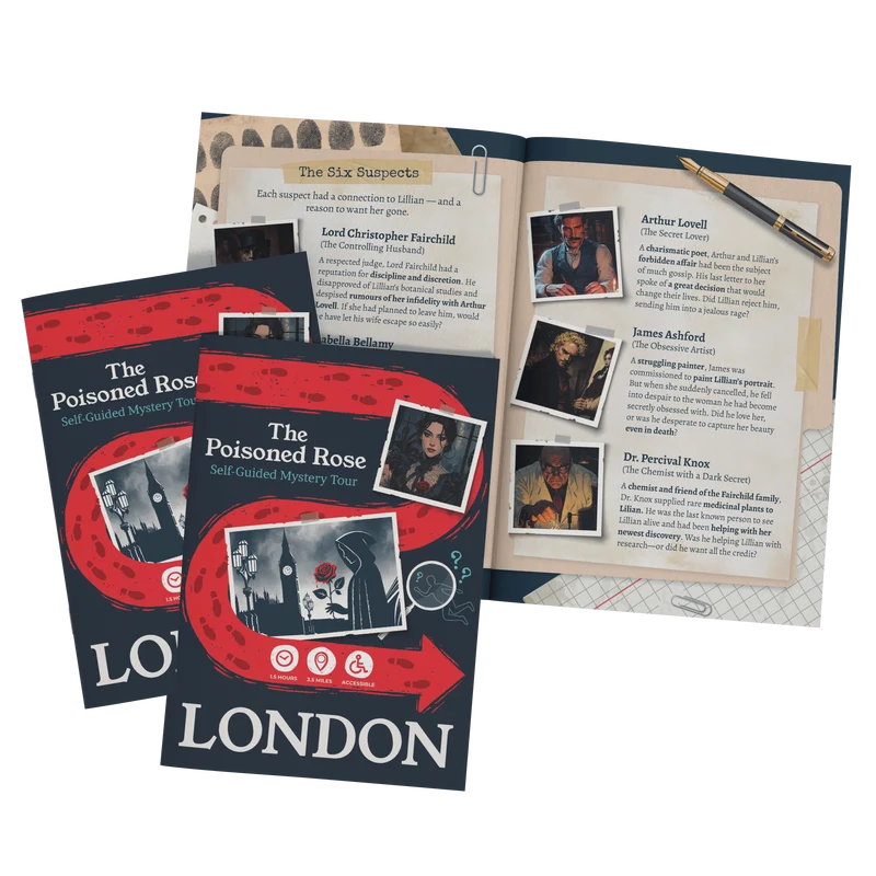 Outdoor Escape Room London - Self-Guided Murder Mystery Tour – The Poisoned Rose