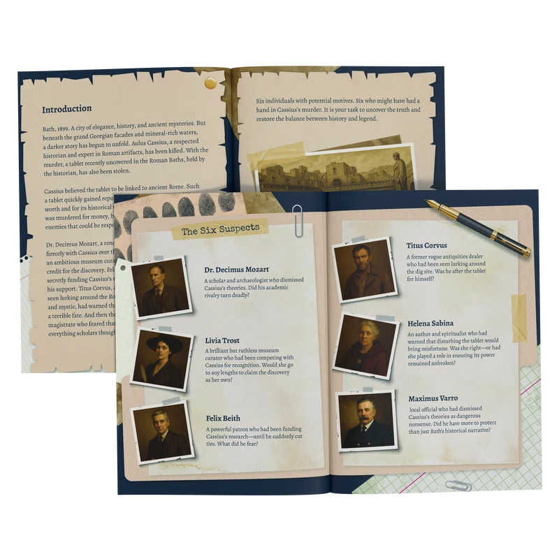 Outdoor Escape Room Bath - Self-Guided Murder Mystery Tour – The Lost Roman Tablet of Bath