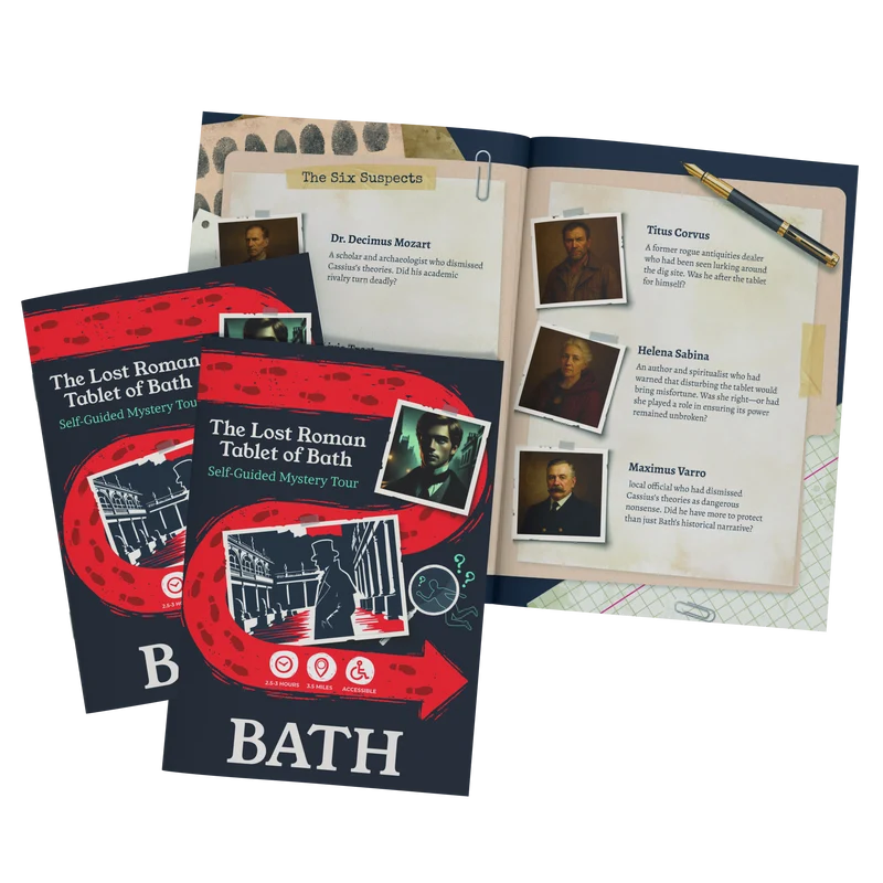 Outdoor Escape Room Bath - Self-Guided Murder Mystery Tour – The Lost Roman Tablet of Bath