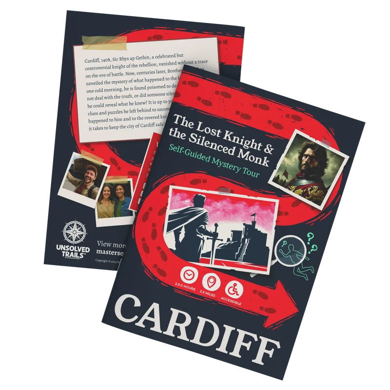 Outdoor Escape Room Cardiff - Self-Guided Murder Mystery Tour – The Lost Knight & the Silenced Monk