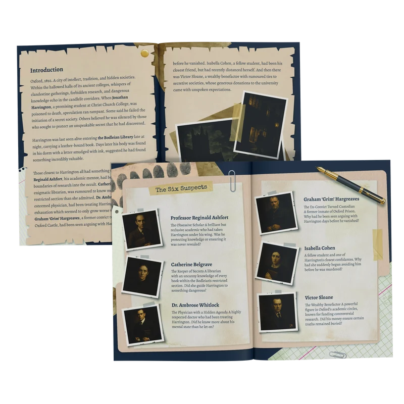 Outdoor Escape Room Oxford - Self-Guided Murder Mystery Tour – The Missing Manuscript