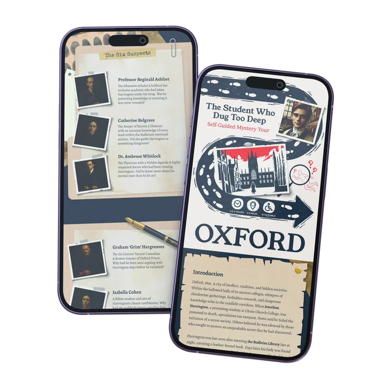 Outdoor Escape Room Oxford - Self-Guided Murder Mystery Tour – The Missing Manuscript
