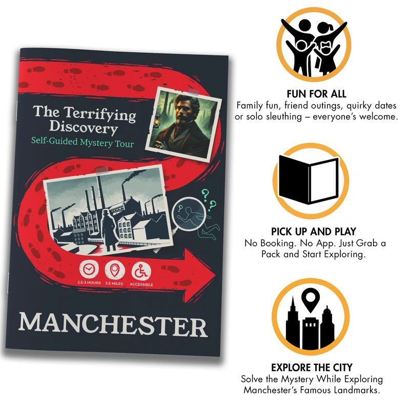 Outdoor Escape Room Manchester - Self-Guided Murder Mystery Tour – The Terrifying Discovery