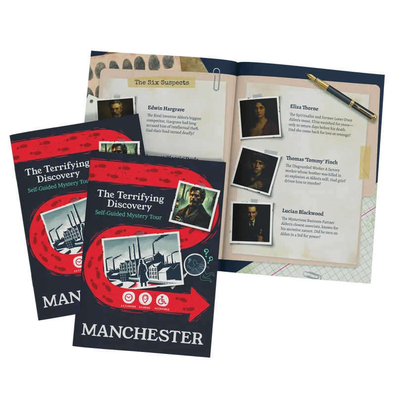 Outdoor Escape Room Manchester - Self-Guided Murder Mystery Tour – The Terrifying Discovery