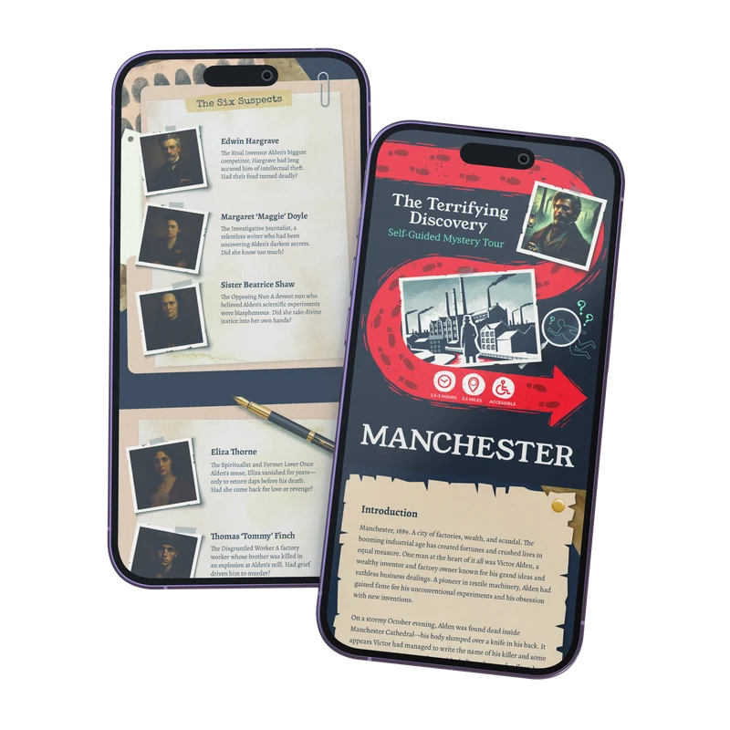 Outdoor Escape Room Manchester - Self-Guided Murder Mystery Tour – The Terrifying Discovery