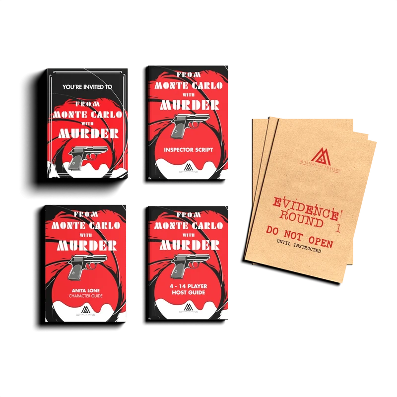 Expansion Pack - Spy Themed Murder Mystery Host Your Own Game Kit