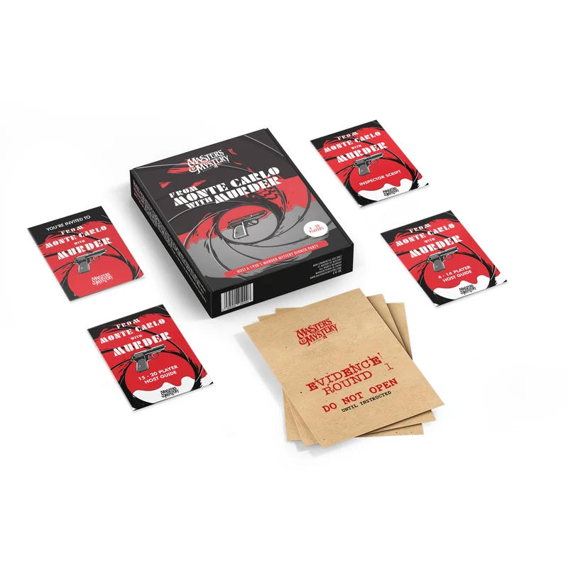 James Bond Spy Murder Mystery Host Your Own Game Kit