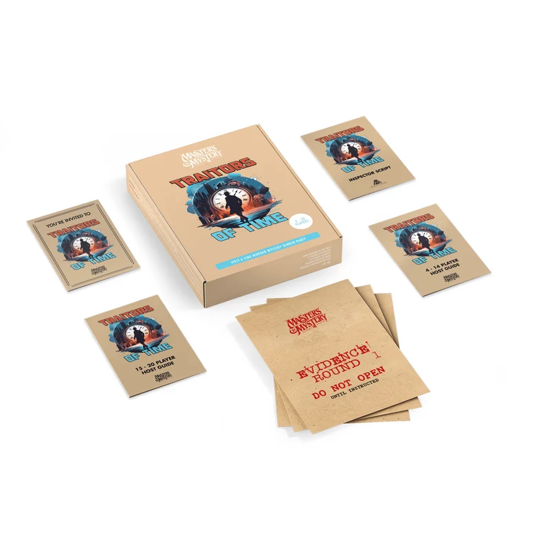 Traitors of Time - A Time Travel Murder Mystery Game Kit
