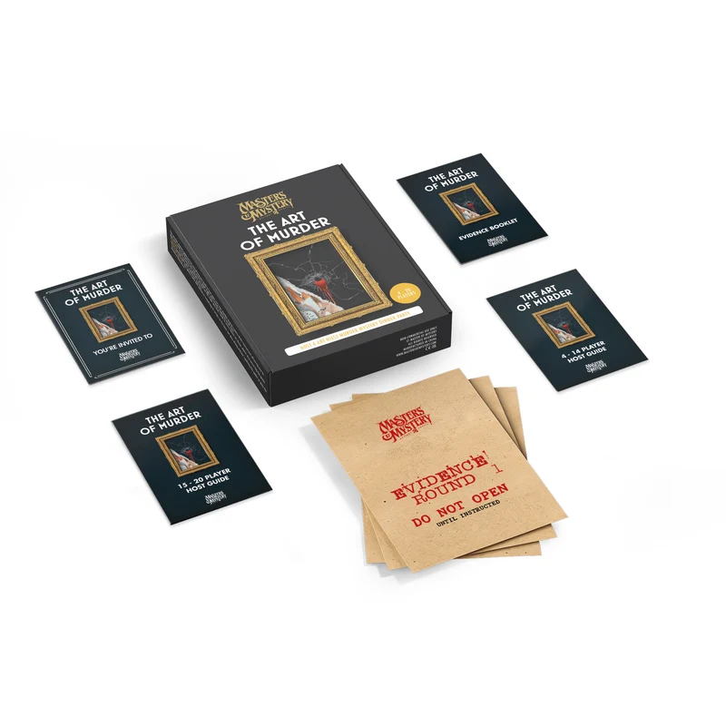 The Art of Murder - An art Heist Murder Mystery Game Kit
