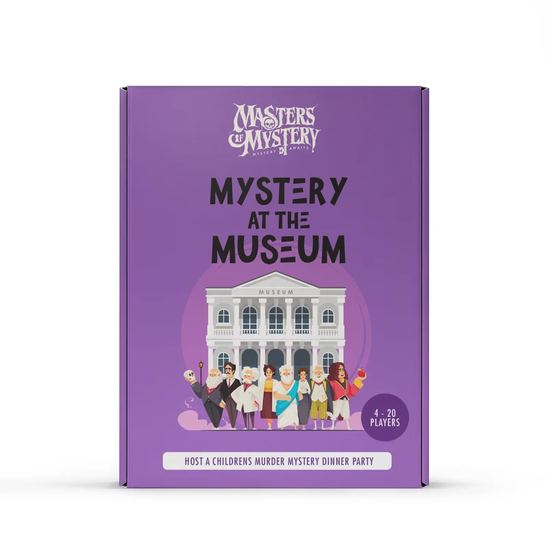 Kids Murder Mystery Game Kit - Mystery At The Museum