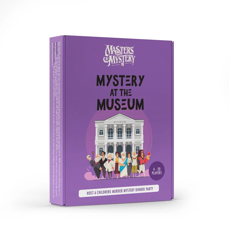 Kids Murder Mystery Game Kit - Mystery At The Museum