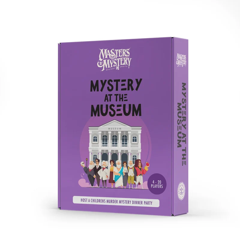 Kids Murder Mystery Game Kit - Mystery At The Museum