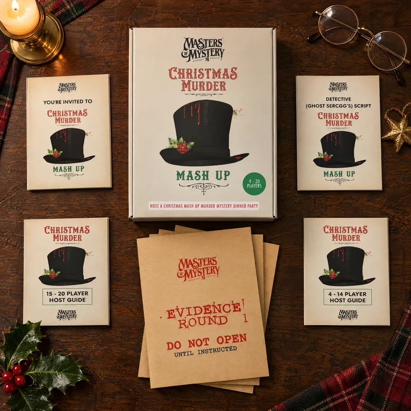 Victorian Christmas Murder Mystery Game – Boxed Edition