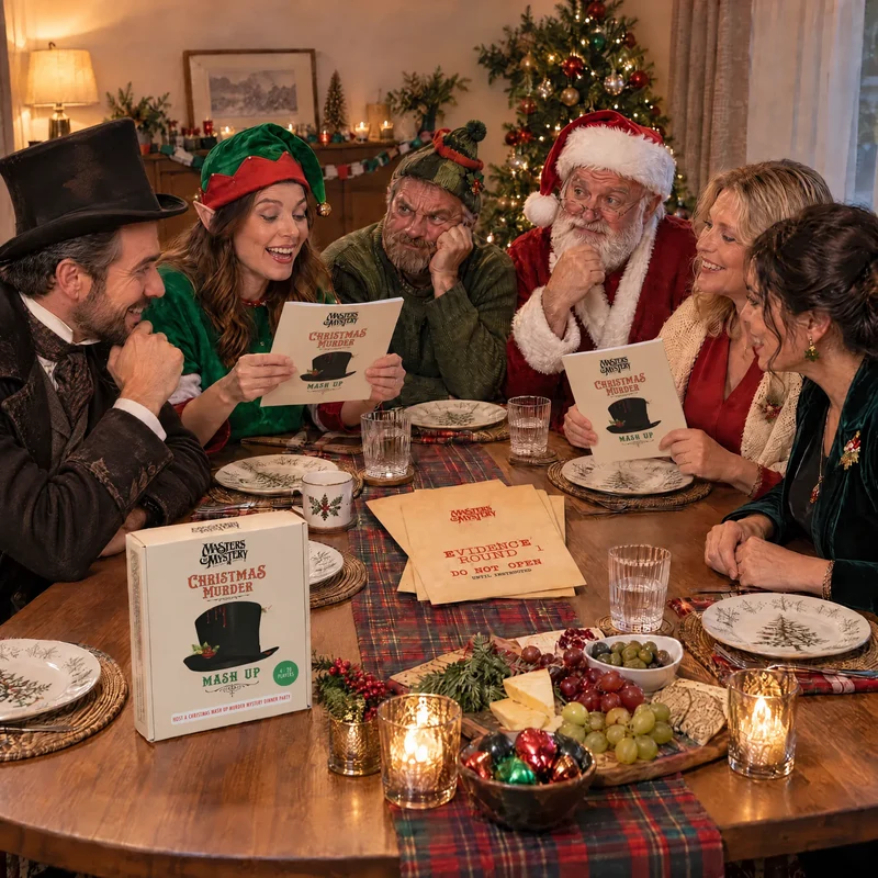 Victorian Christmas Murder Mystery Game – Boxed Edition
