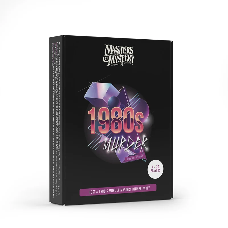 1980s Murder Mystery Game – Boxed Edition