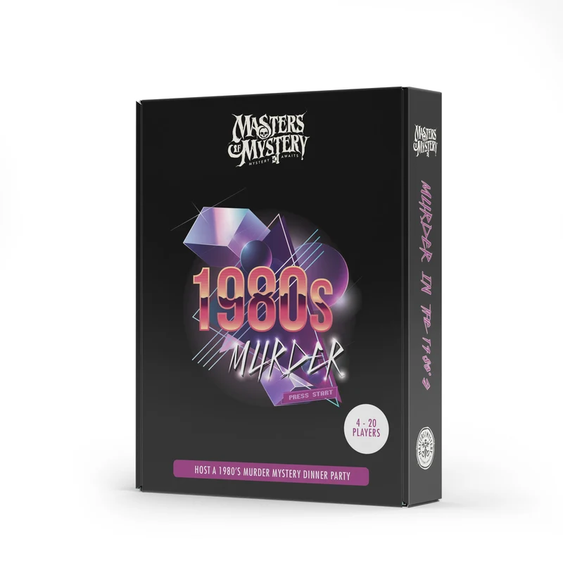1980s Murder Mystery Game – Boxed Edition